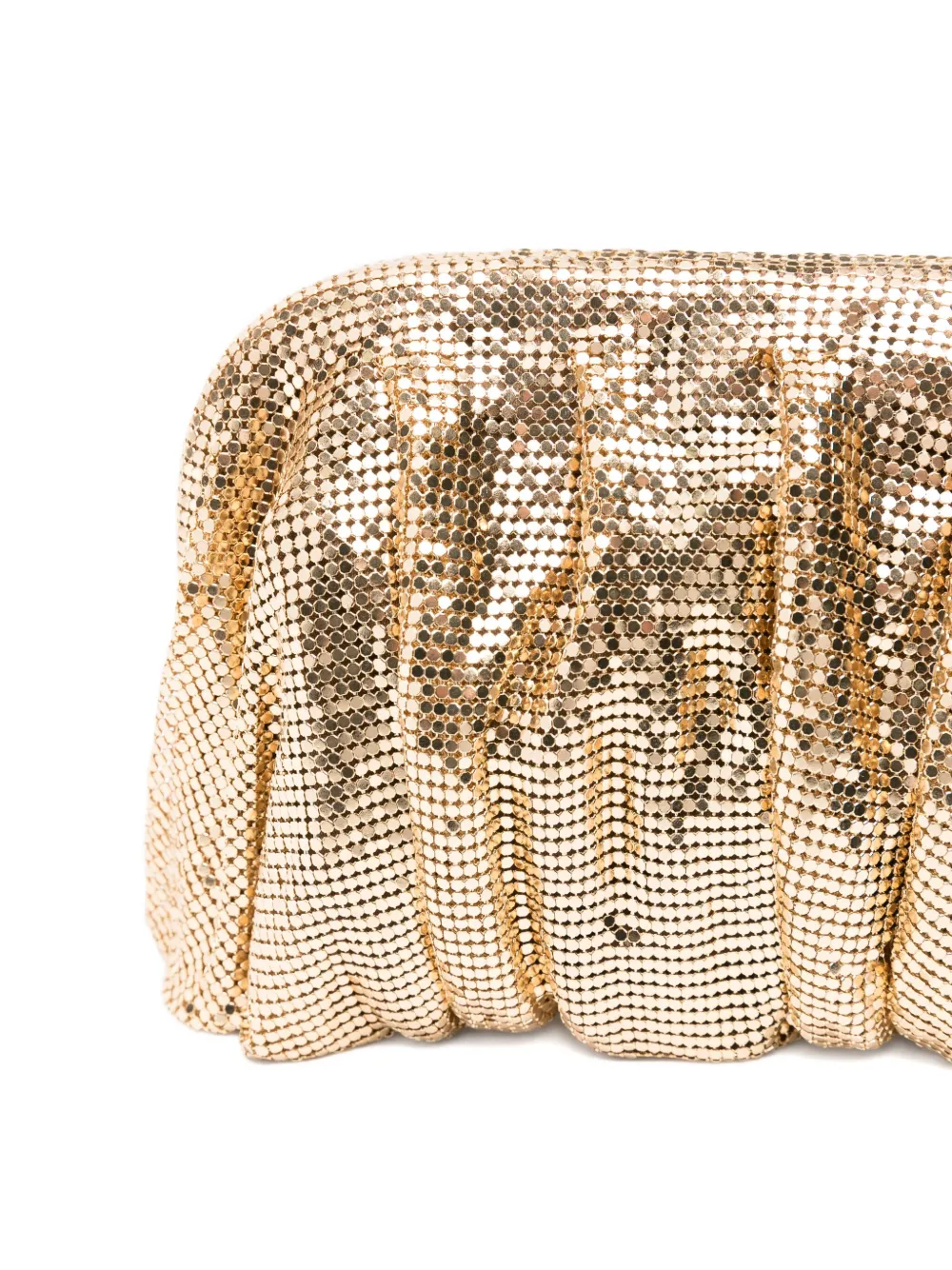 Benedetta Bruzziches Venus kleine clutch verfraaid met kristallen Goud