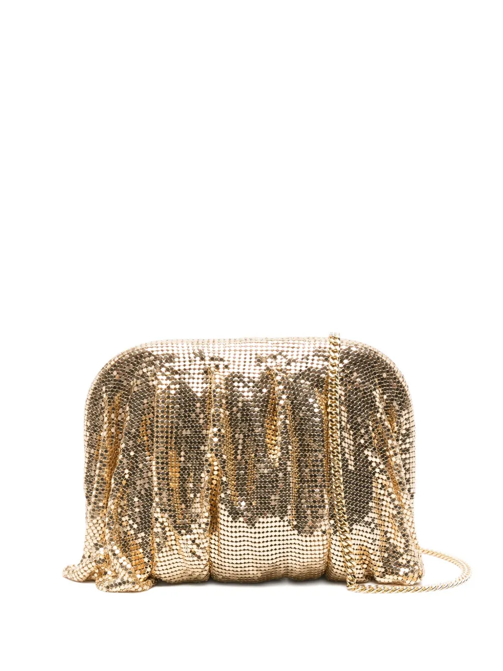 mini Venus crystal-embellishment clutch