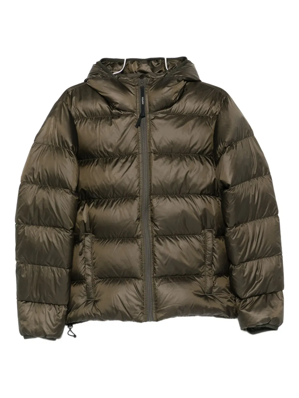 ASPESI hooded padded coat - Verde