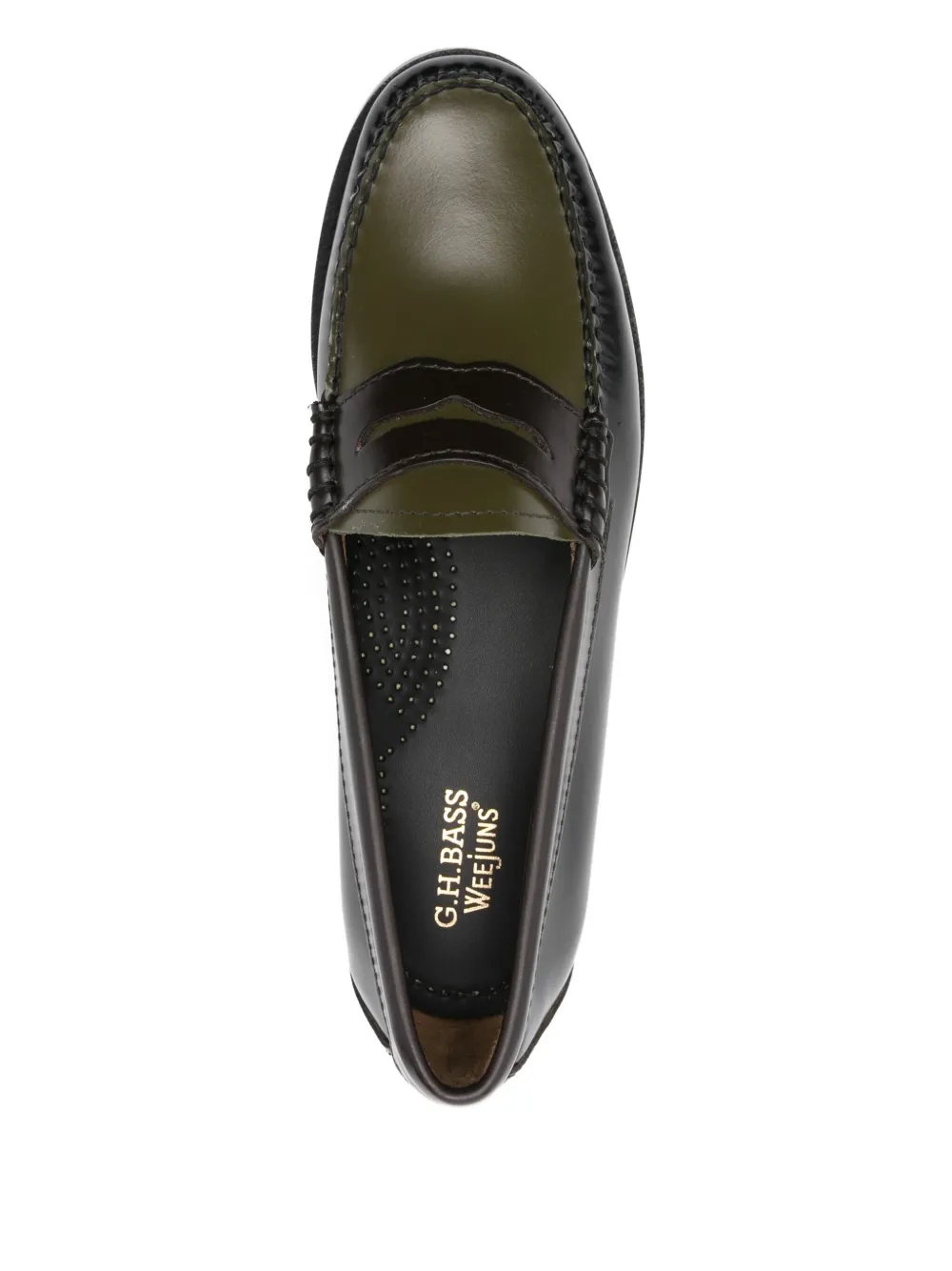 G.H. Bass & Co. Weejuns loafers met vlakken Bruin