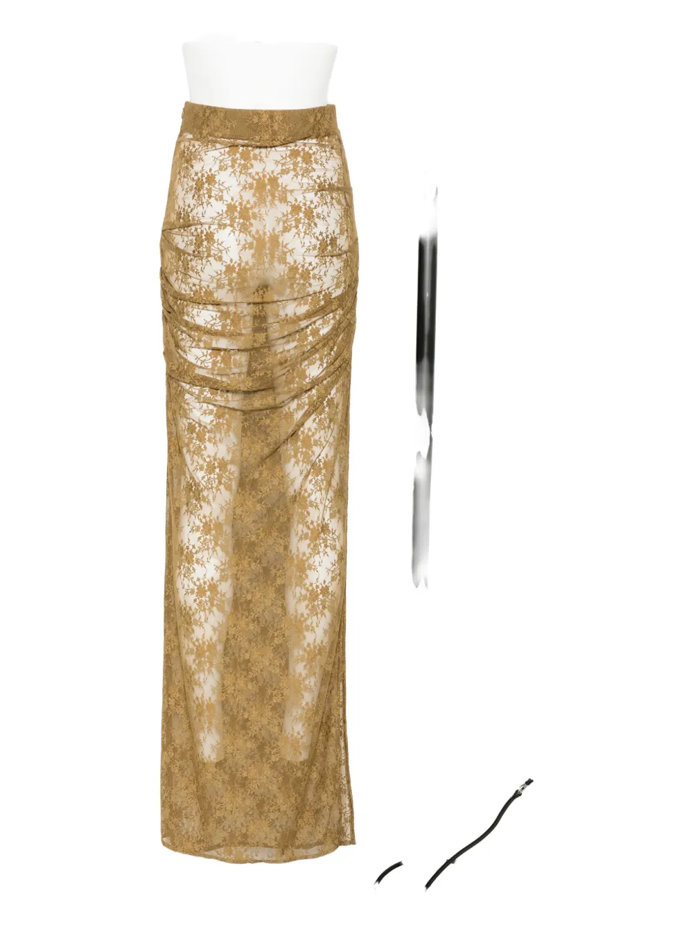 Alex Perry Tucked Column lace midi skirt | Faldas ajustadas | Image 2