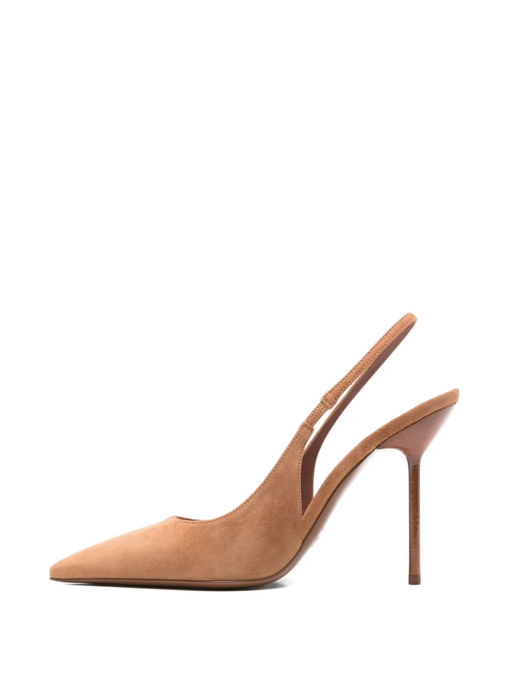 Paris Texas 105mm Lidia slingback pumps Brown