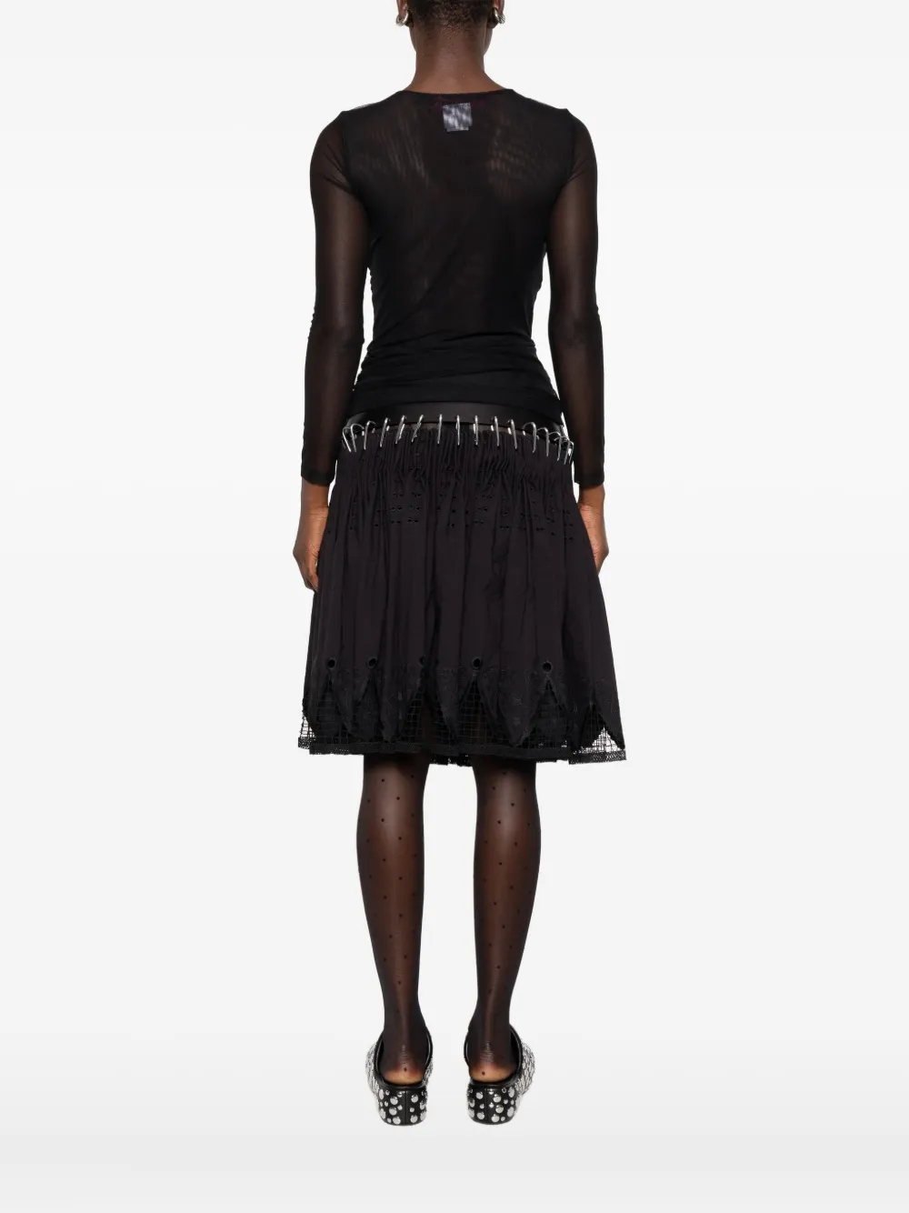 Chopova Lowena Chain-embellished Blouse In Black