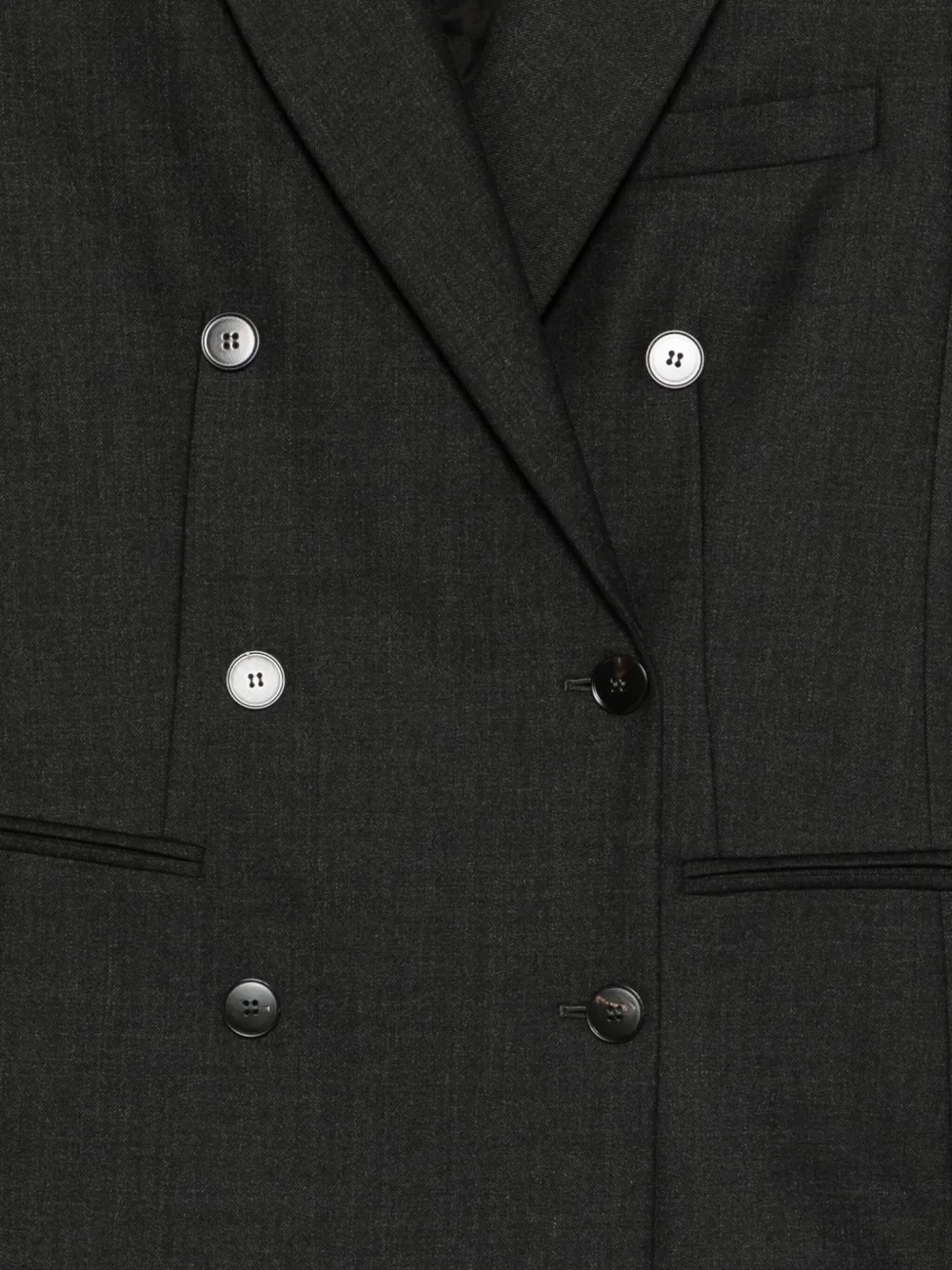 Antonelli Genziana Double-breasted Blazer In Gray