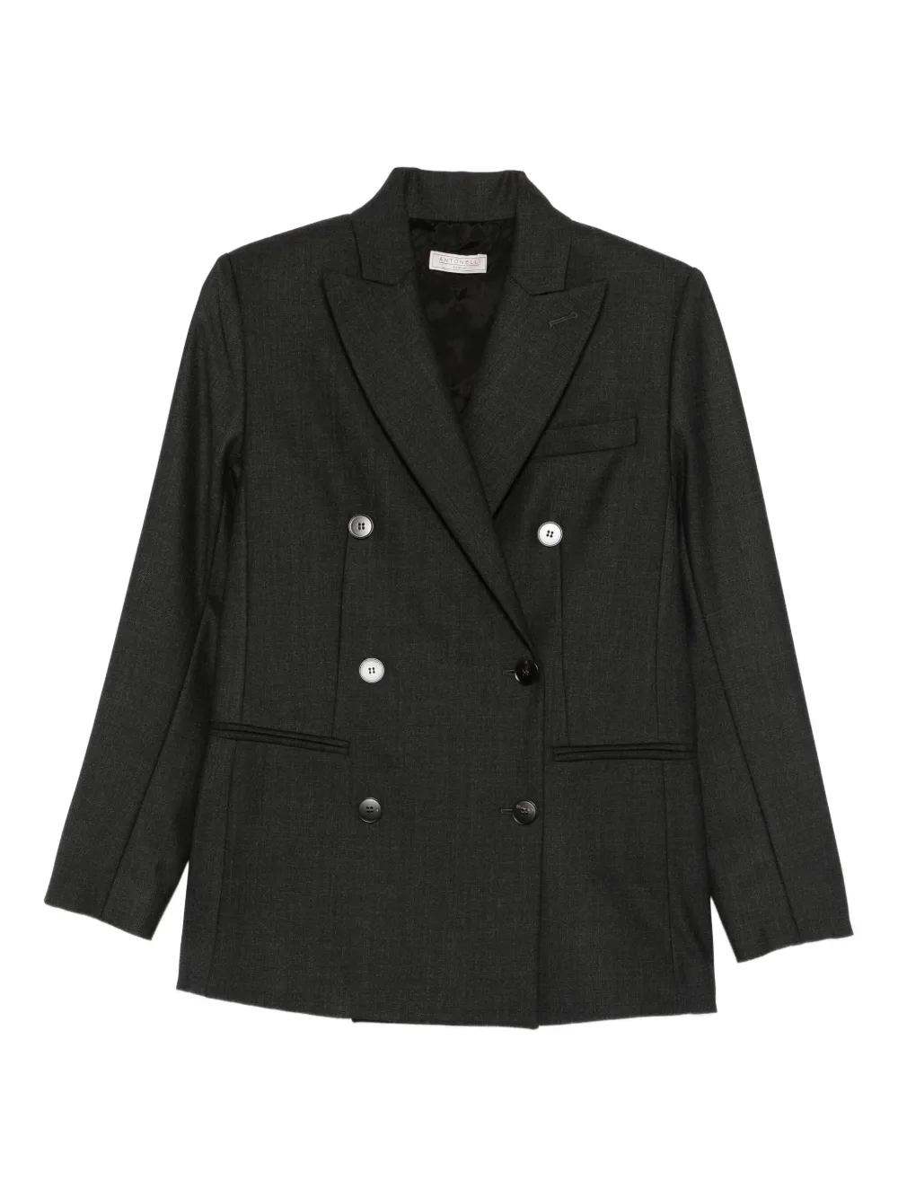Antonelli Genziana double-breasted blazer | Grey | Image 1