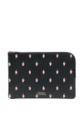 Undercover printed clutch bag - Blue