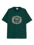 Drôle De Monsieur framed-glasses print T-shirt - Green