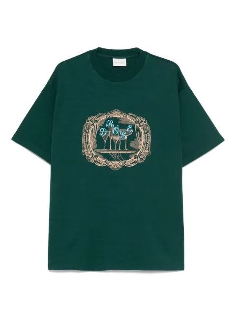 Drôle De Monsieur framed-glasses print T-shirt