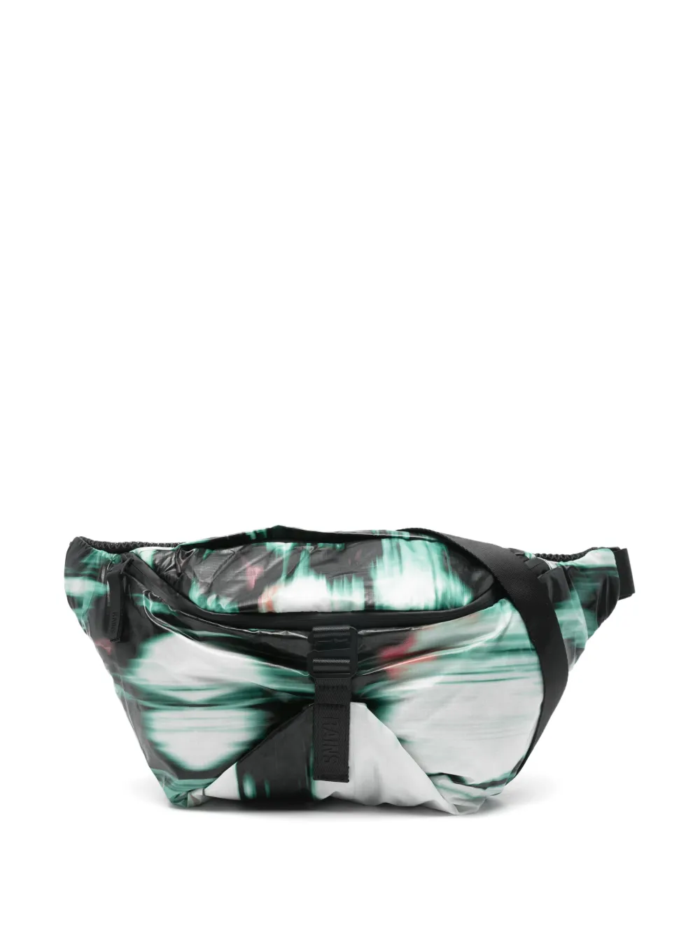 Rains large Sibu Bum print shoulder bag - Bianco