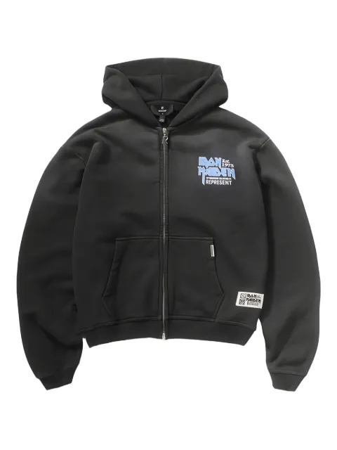 Represent Moletom Iron Maiden com capuz e zíper