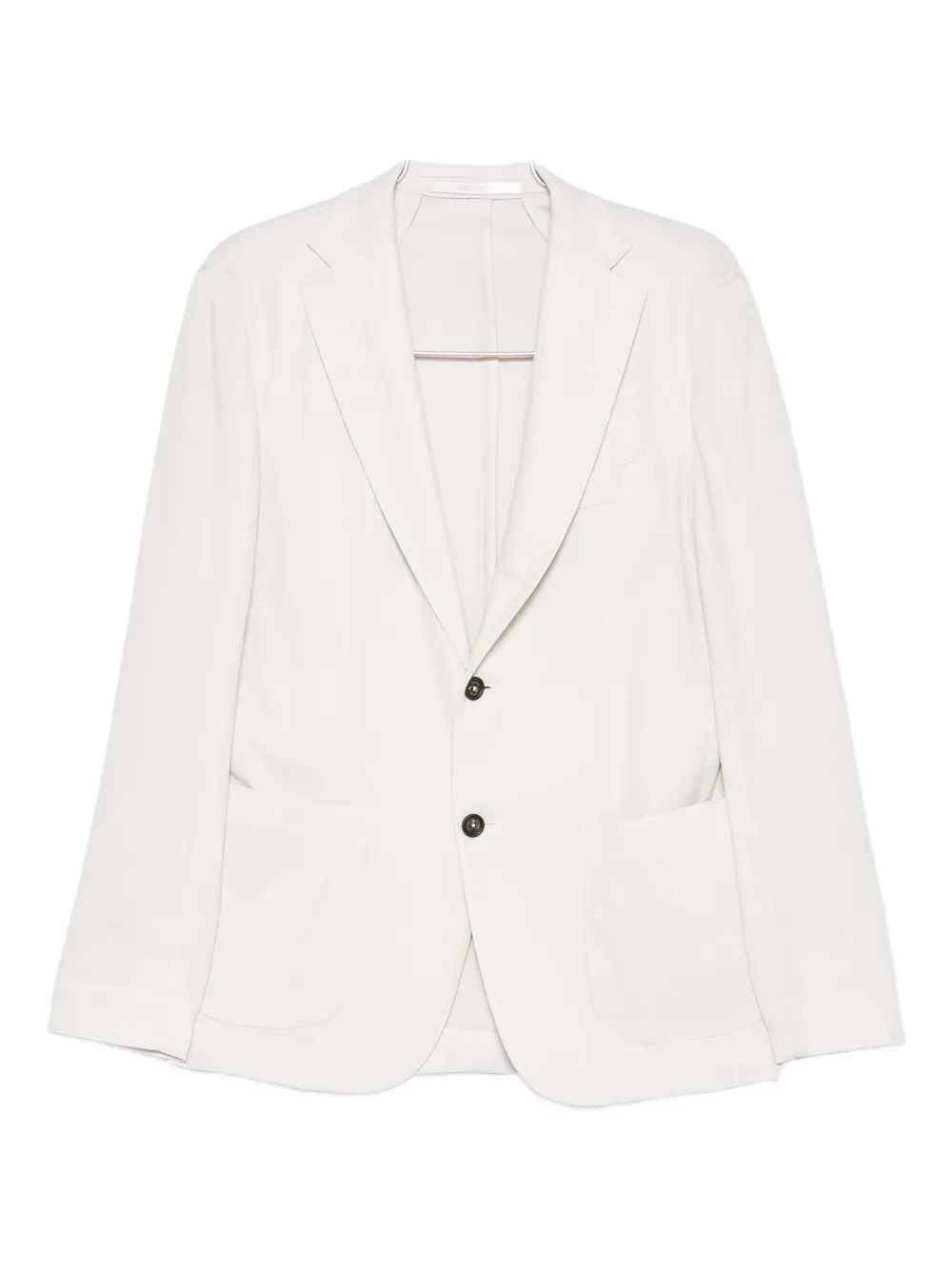 Eleventy two-button patch-pocket blazer Beige