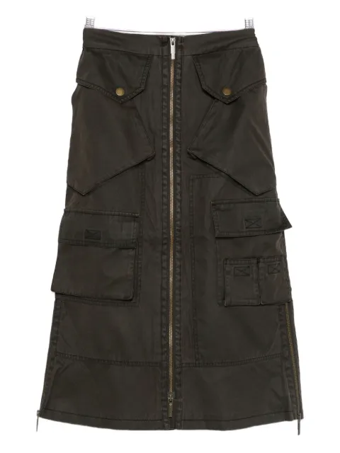 Feng Chen Wang zip-fastening pocket skirt