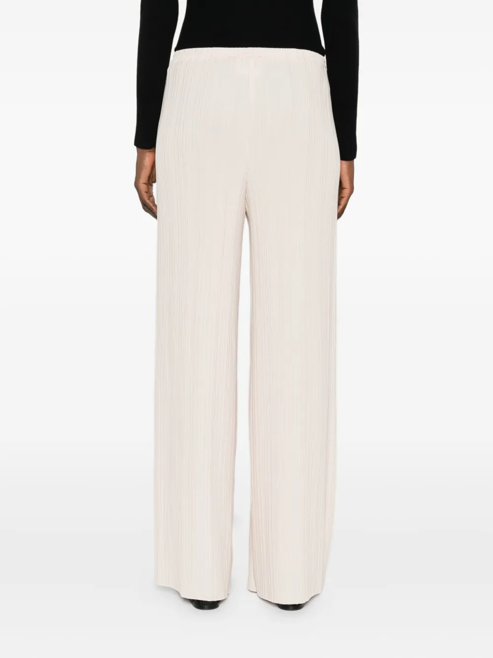 Forte textured wide-leg trousers Beige