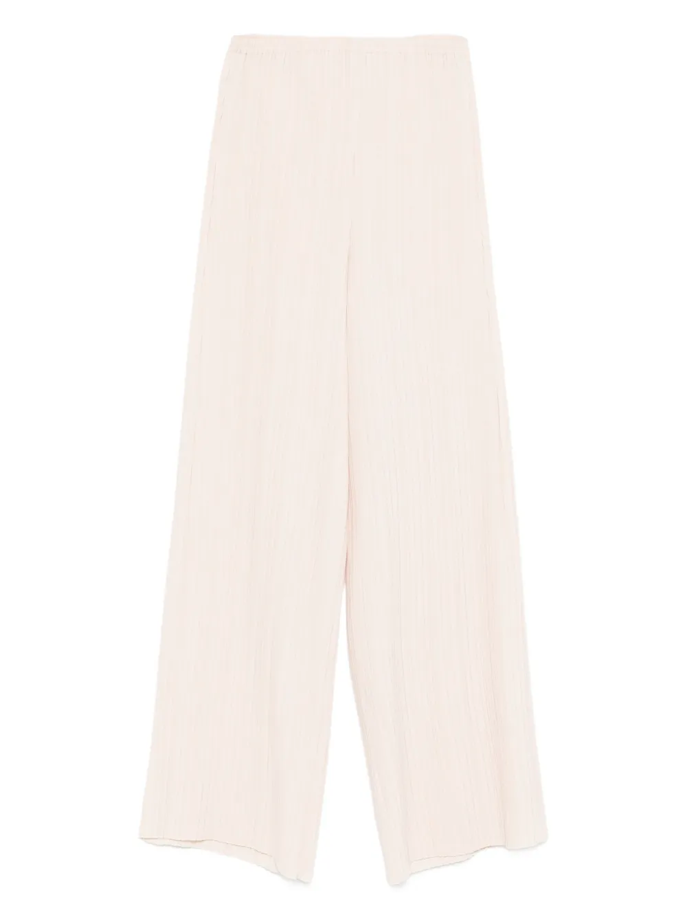 Forte textured wide-leg trousers Beige