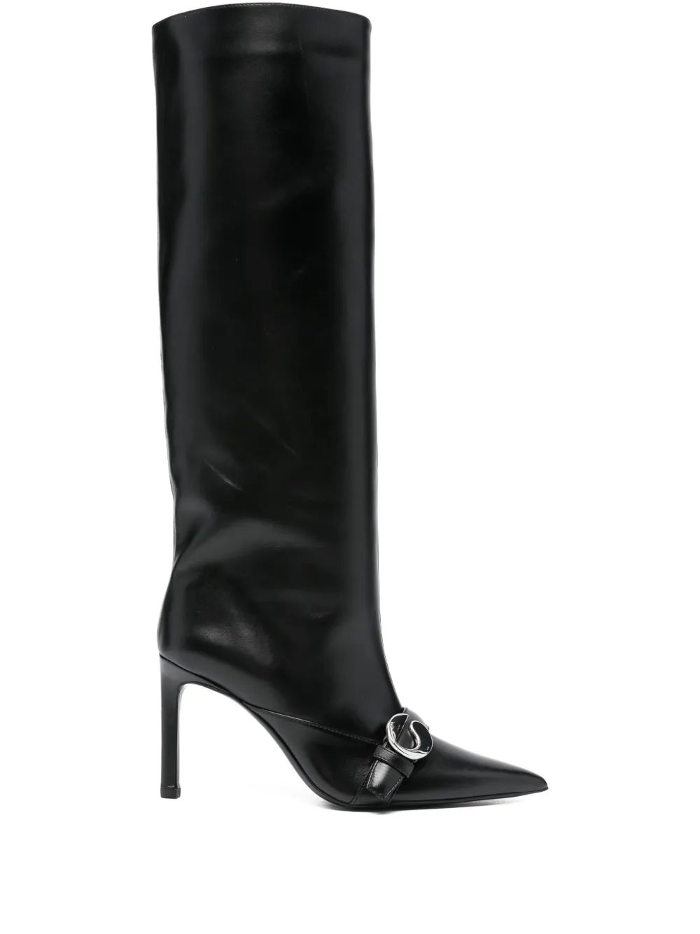 Coperni knee-high pointed-toe boots Black