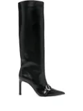 Coperni knee-high pointed-toe boots - Black