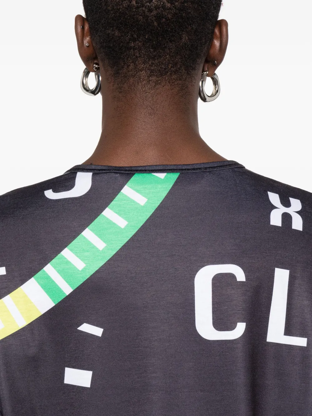 Chopova Lowena Cl Speedometer T-shirt In Black