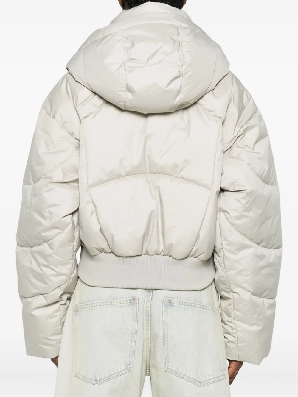 adidas by Stella McCartney Jack met capuchon Grijs