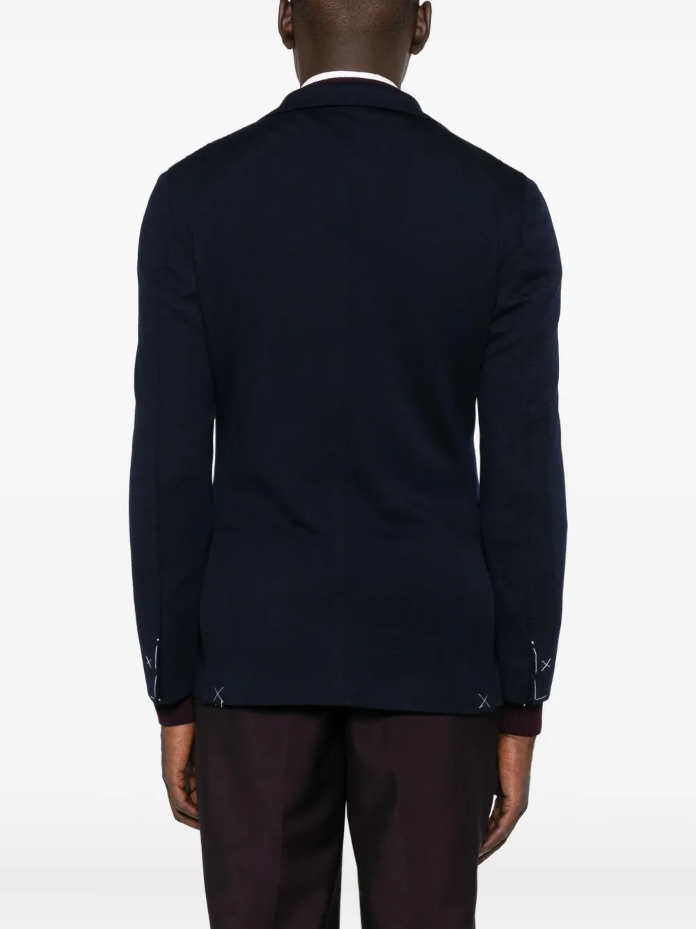 Eleventy Blazer met opgestikte zak en twee knopen Blauw