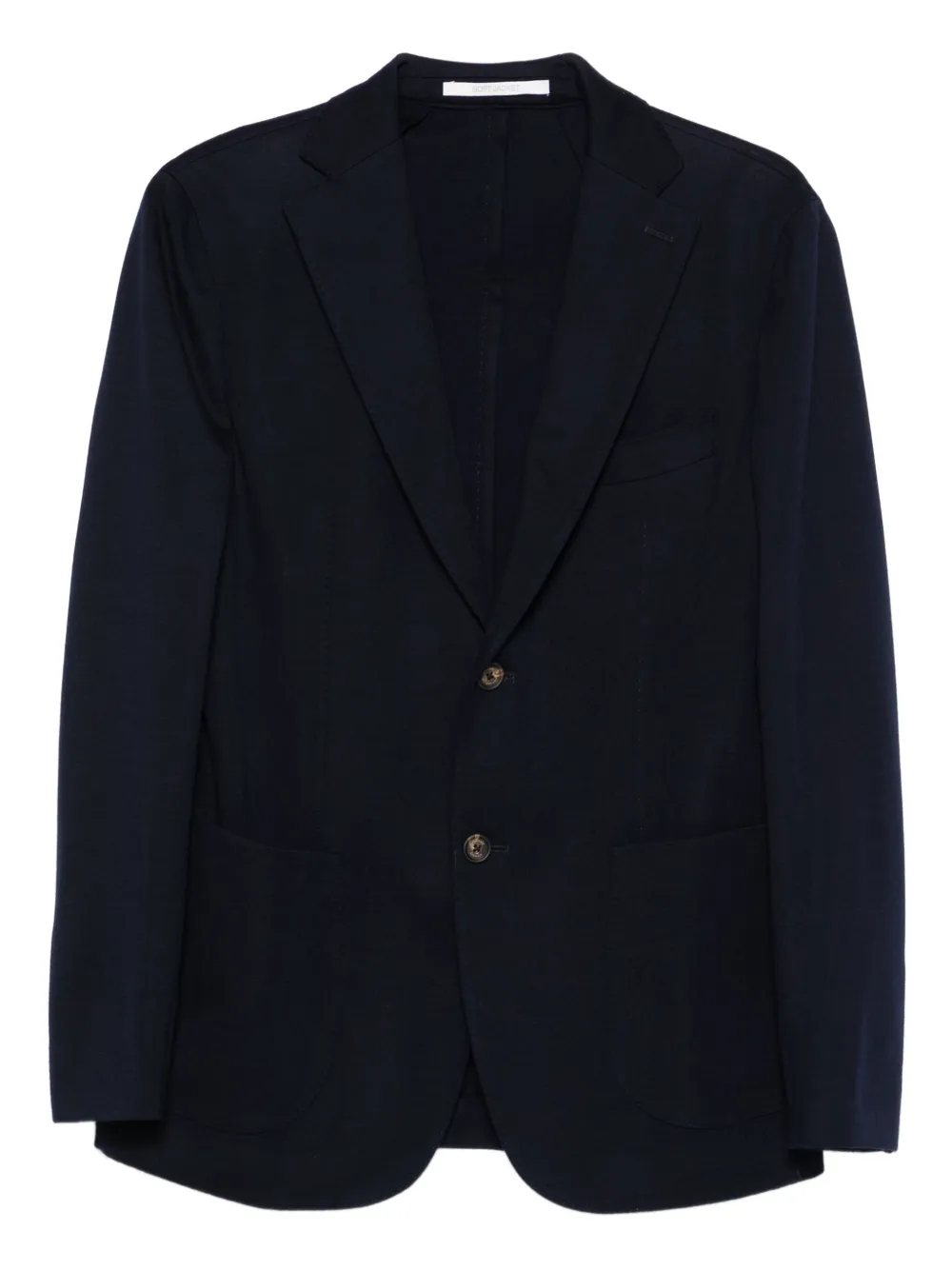 Eleventy Blazer met opgestikte zak en twee knopen Blauw