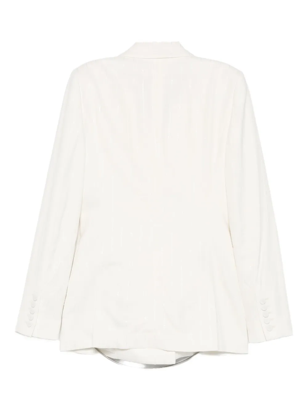Elie Saab Double-breasted Blazer In White
