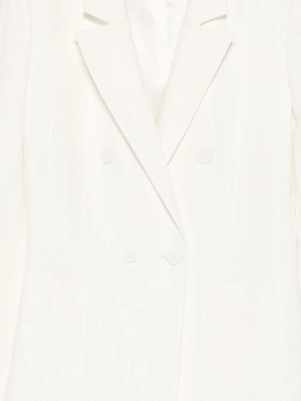 Elie Saab Double-breasted Blazer In White