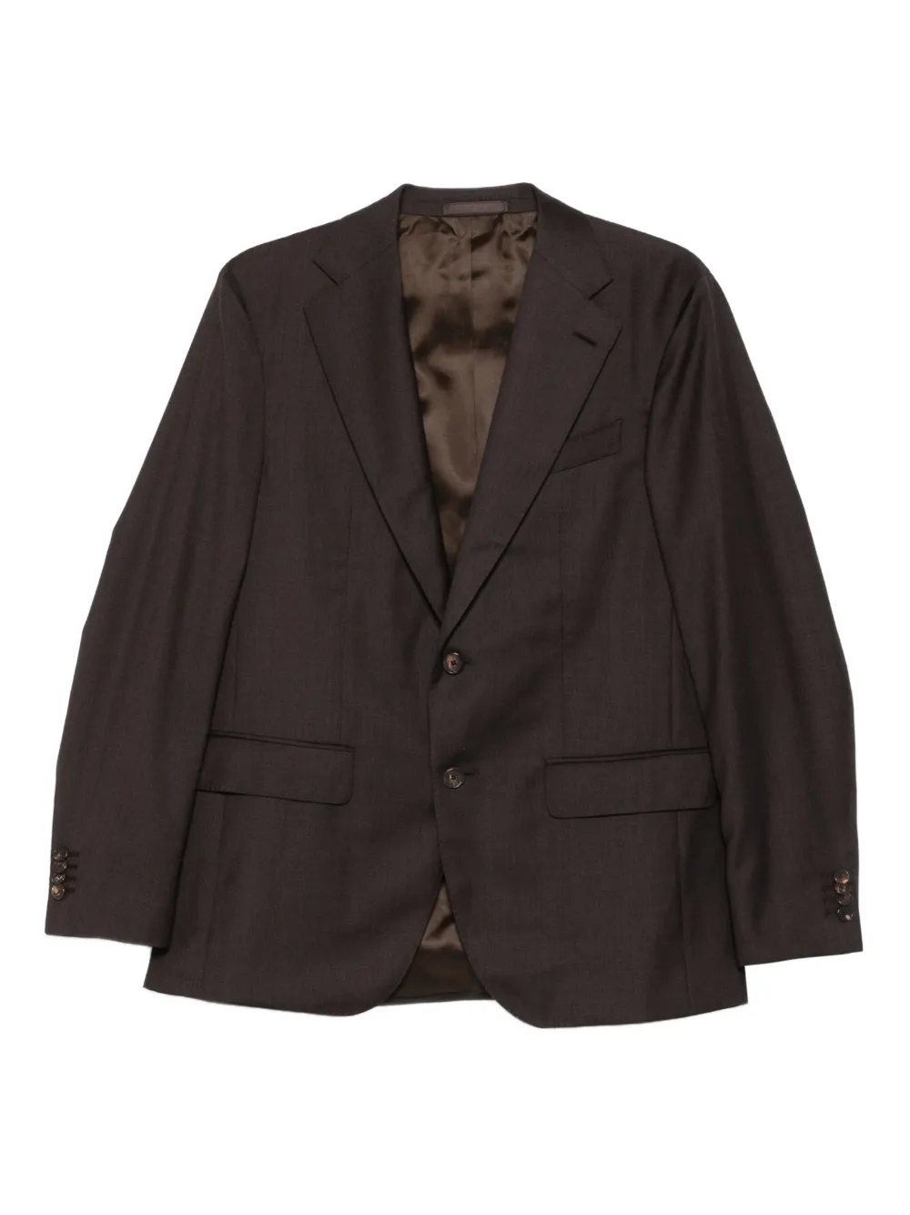 Caruso traje con botones | marrón | Image 1