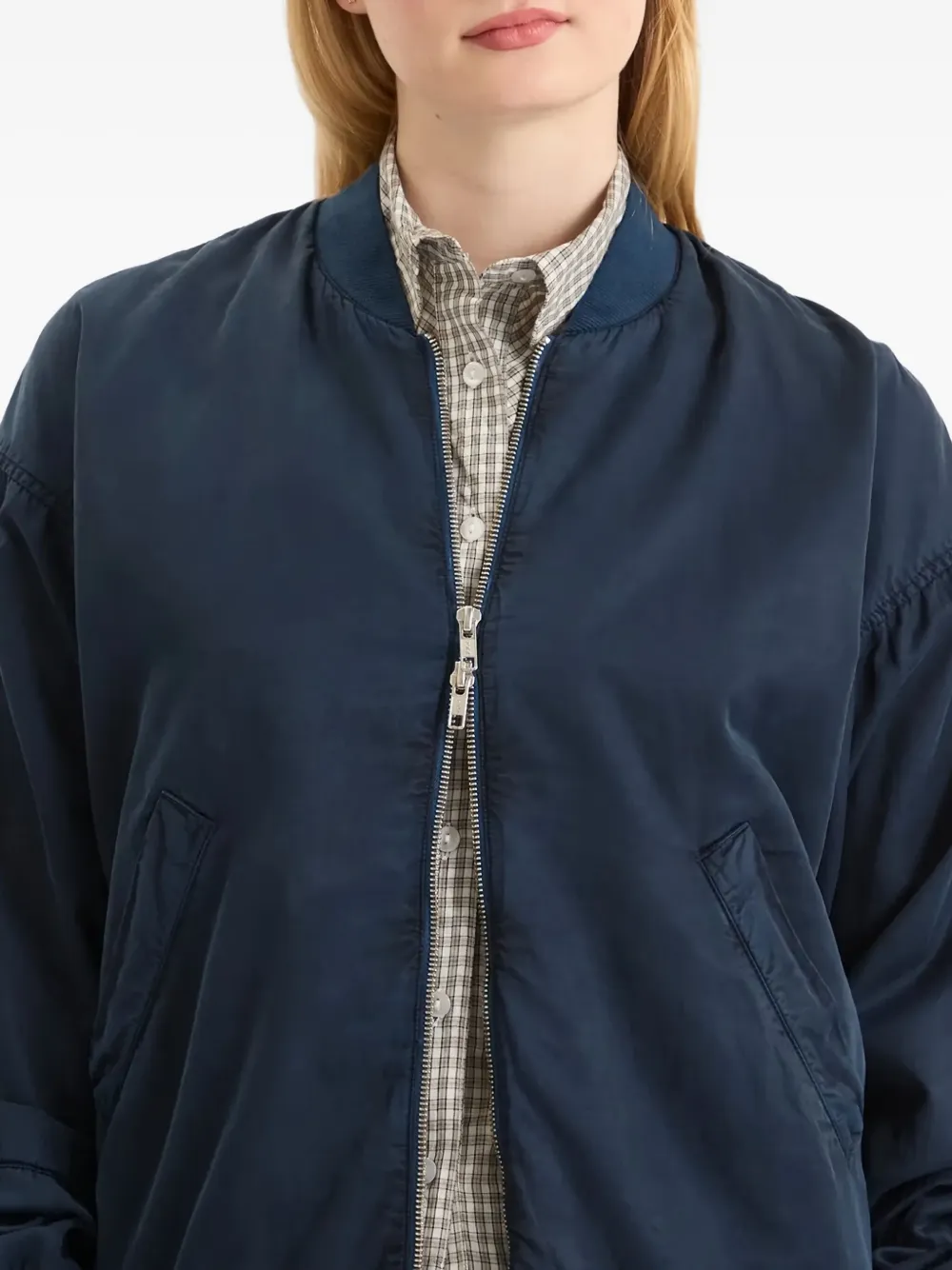Ymc You Must Create Basement Bomber Jacket In Blue