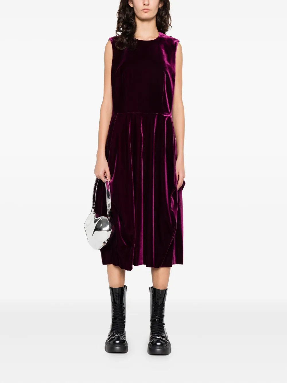 Comme Des Garçons sleeveless jumpsuit - Paars