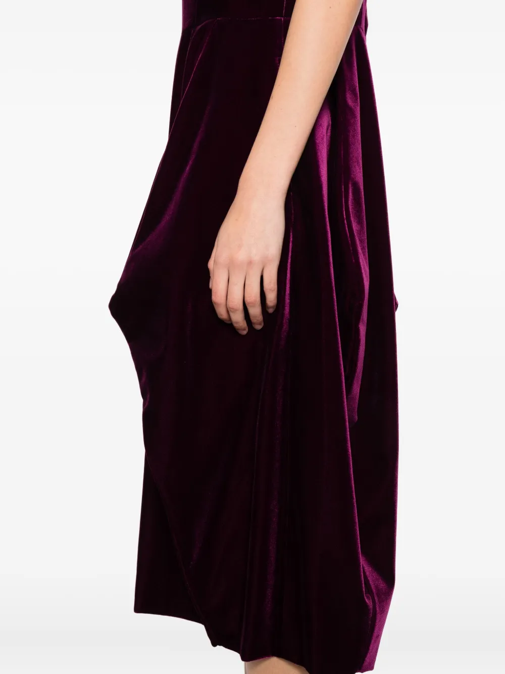 Comme Des Garçons Sleeveless Jumpsuit In Purple