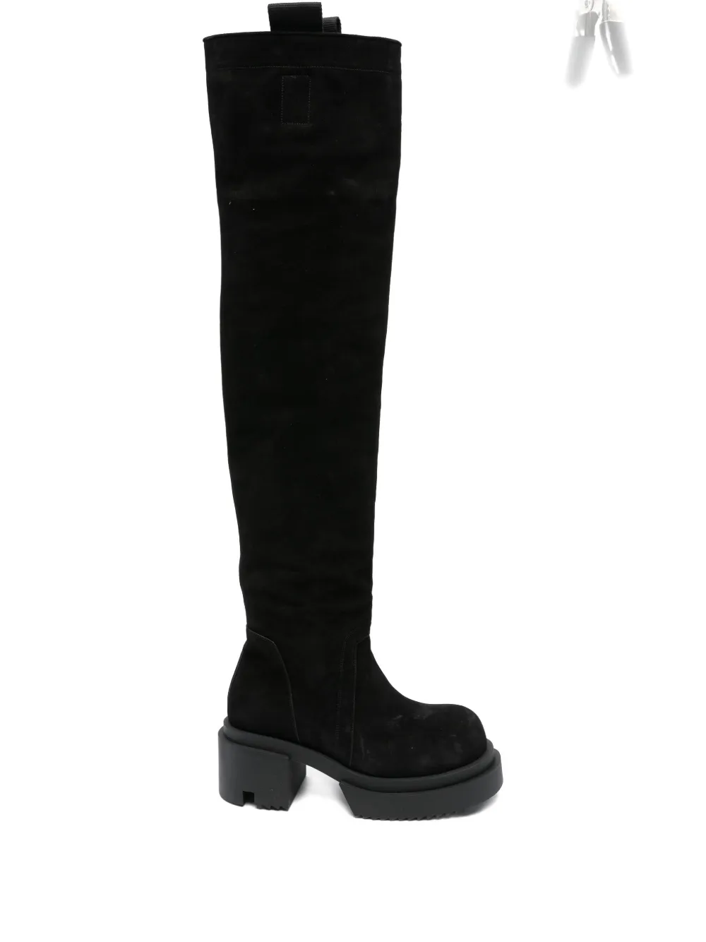 Rick Owens 75mm Platform Boots In Black