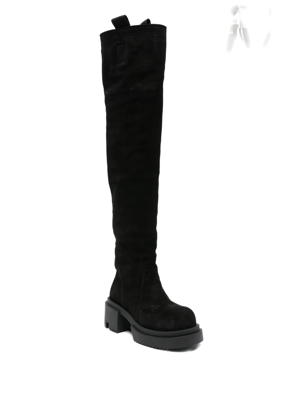 Rick Owens 75mm Platform Boots In Black