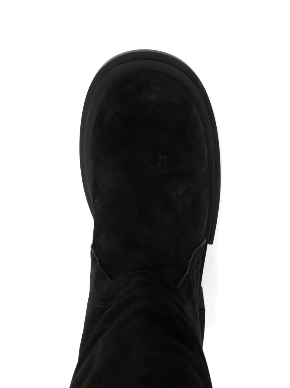 Rick Owens 75mm platform boots Black