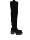 Rick Owens 75mm platform boots - Black