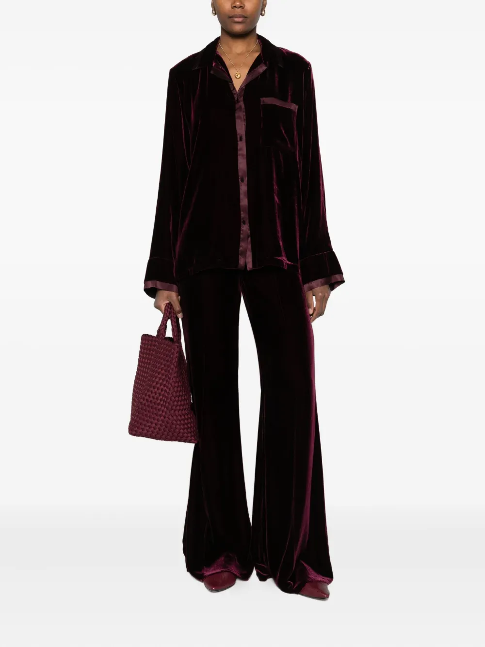 Forte Forte velvet pants | Flared & Bell-Bottom Pants | Image 2