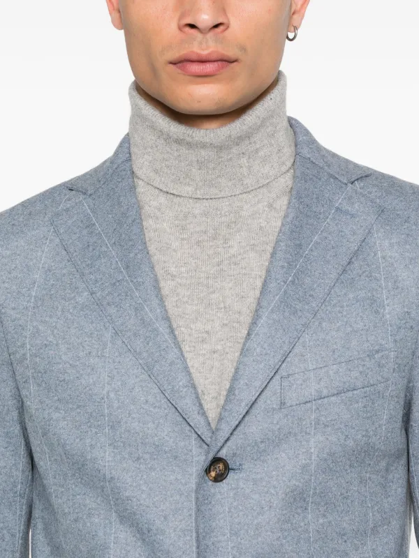 Eleventy Pinstripe two-button Blazer Blue FARFETCH IE