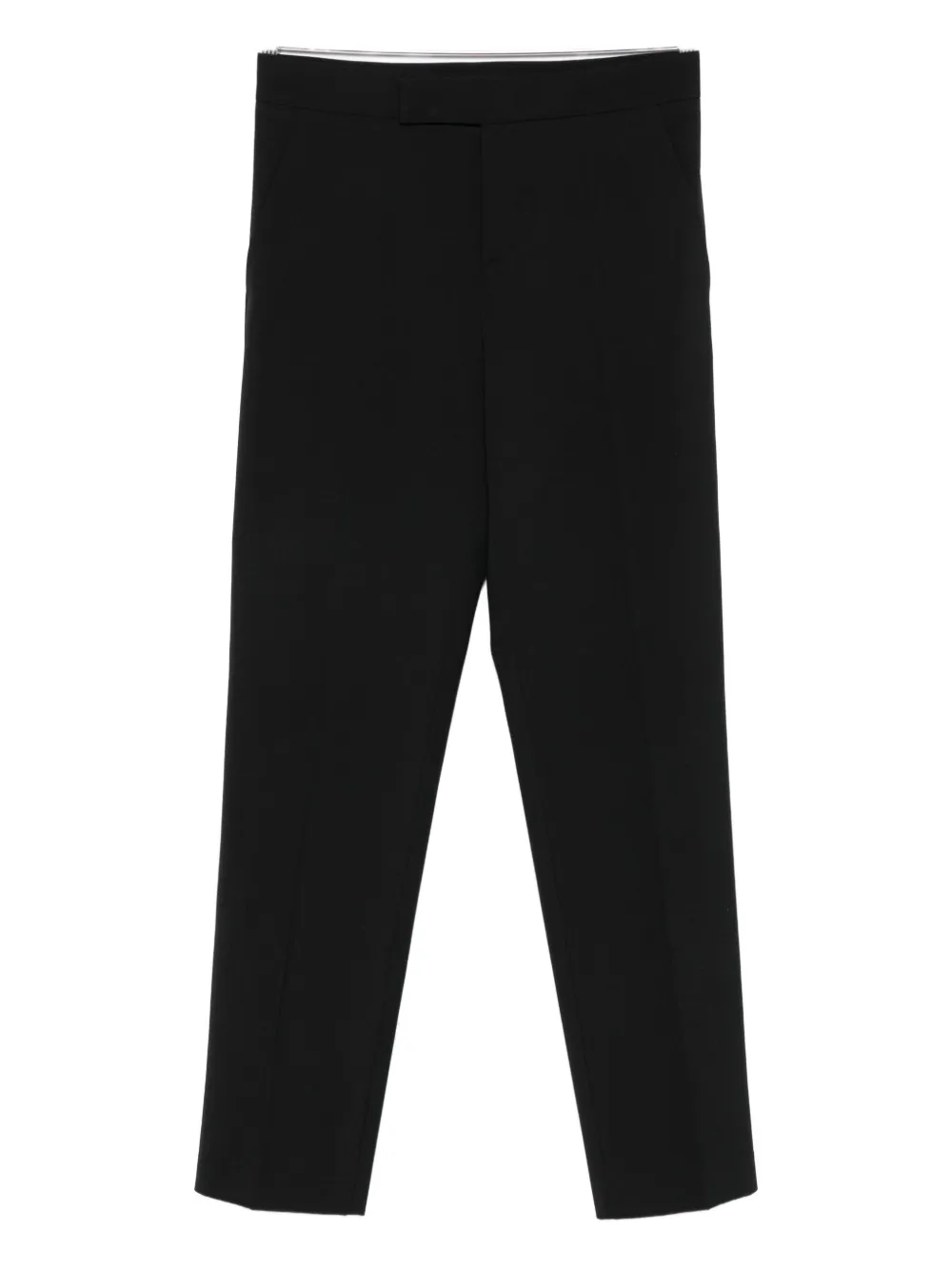 Alberta Ferretti Pocket Straight Trousers In Black