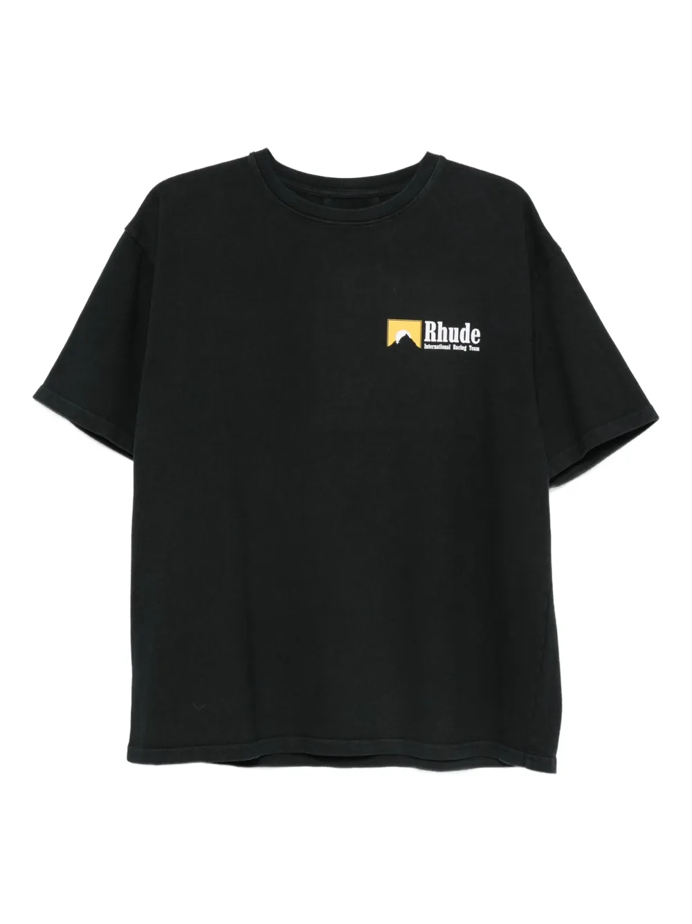 RHUDE T-shirt met logoprint Zwart