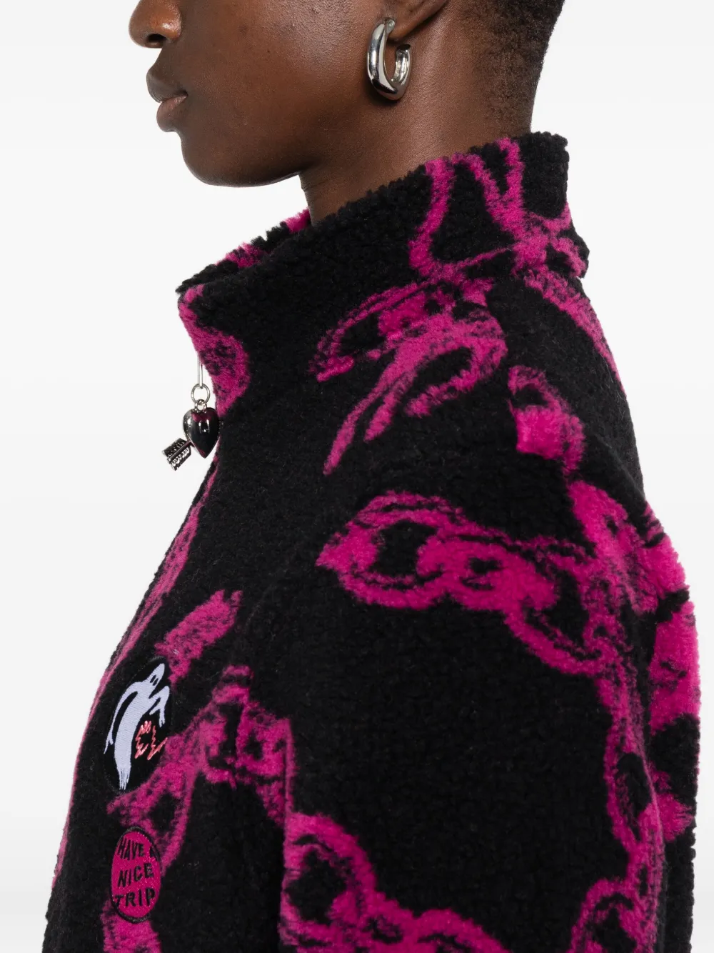 Chopova Lowena Charm Party Sweatshirt In Black