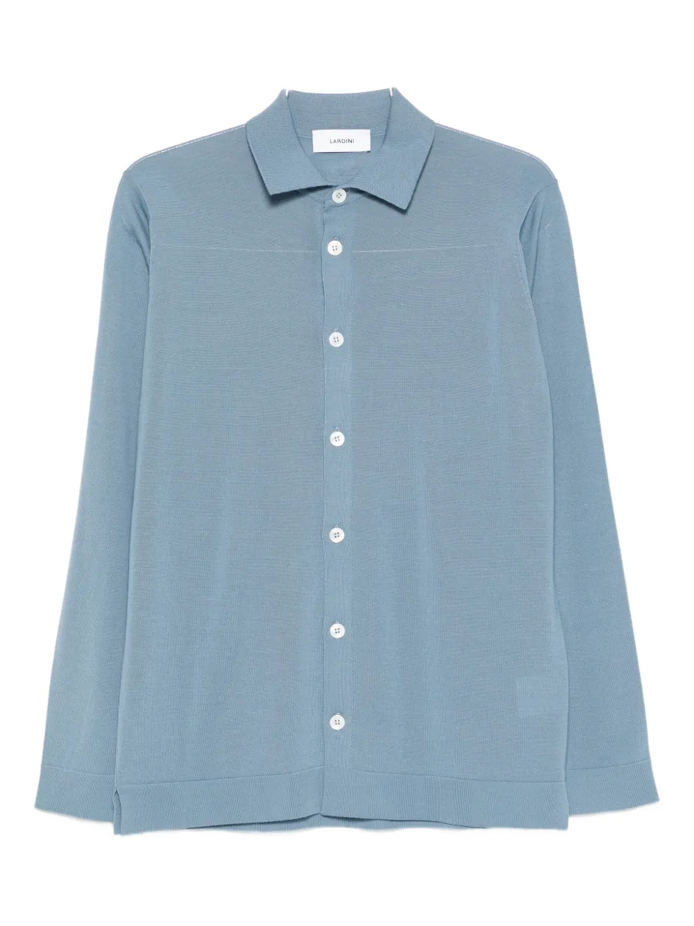 Lardini Long-sleeve Button-up Shirt In Blue