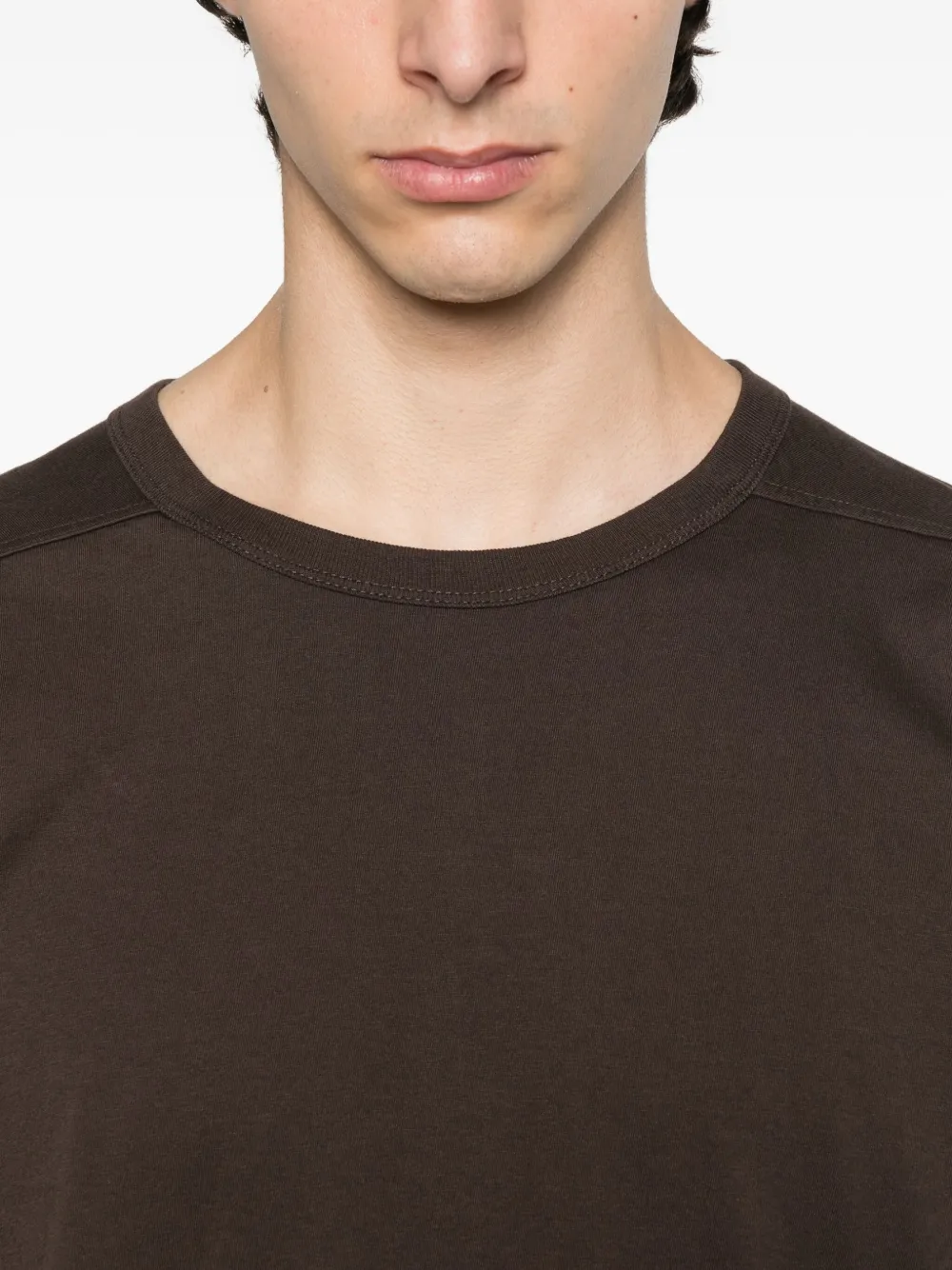 Rick Owens T-shirt met ronde hals Bruin