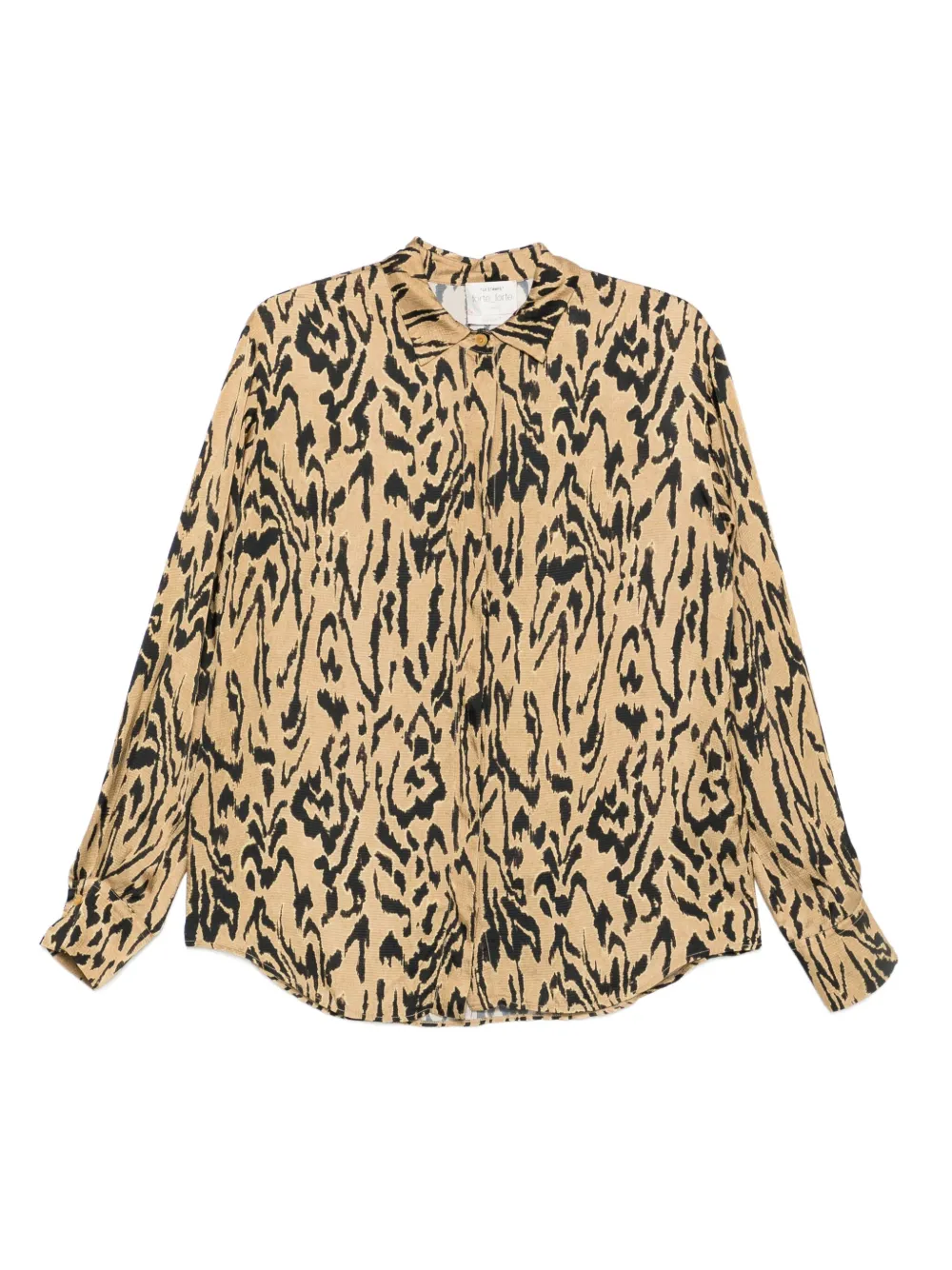 Forte Forte animal-print shirt - Toni neutri