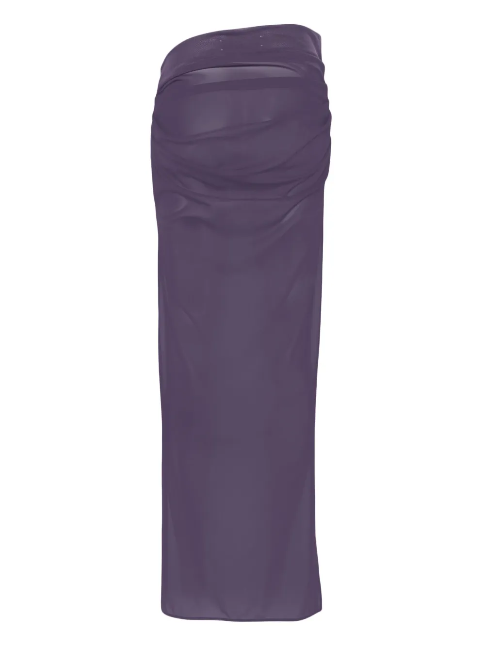 Alex Perry tucked mesh mini skirt | Fitted Skirts | Image 2