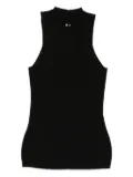 Rick Owens ribbed high-neck top - Black