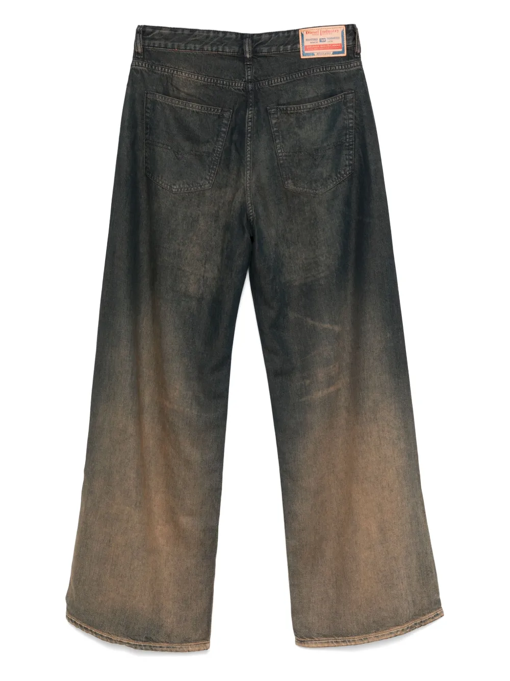 Diesel wide-leg jeans Blauw