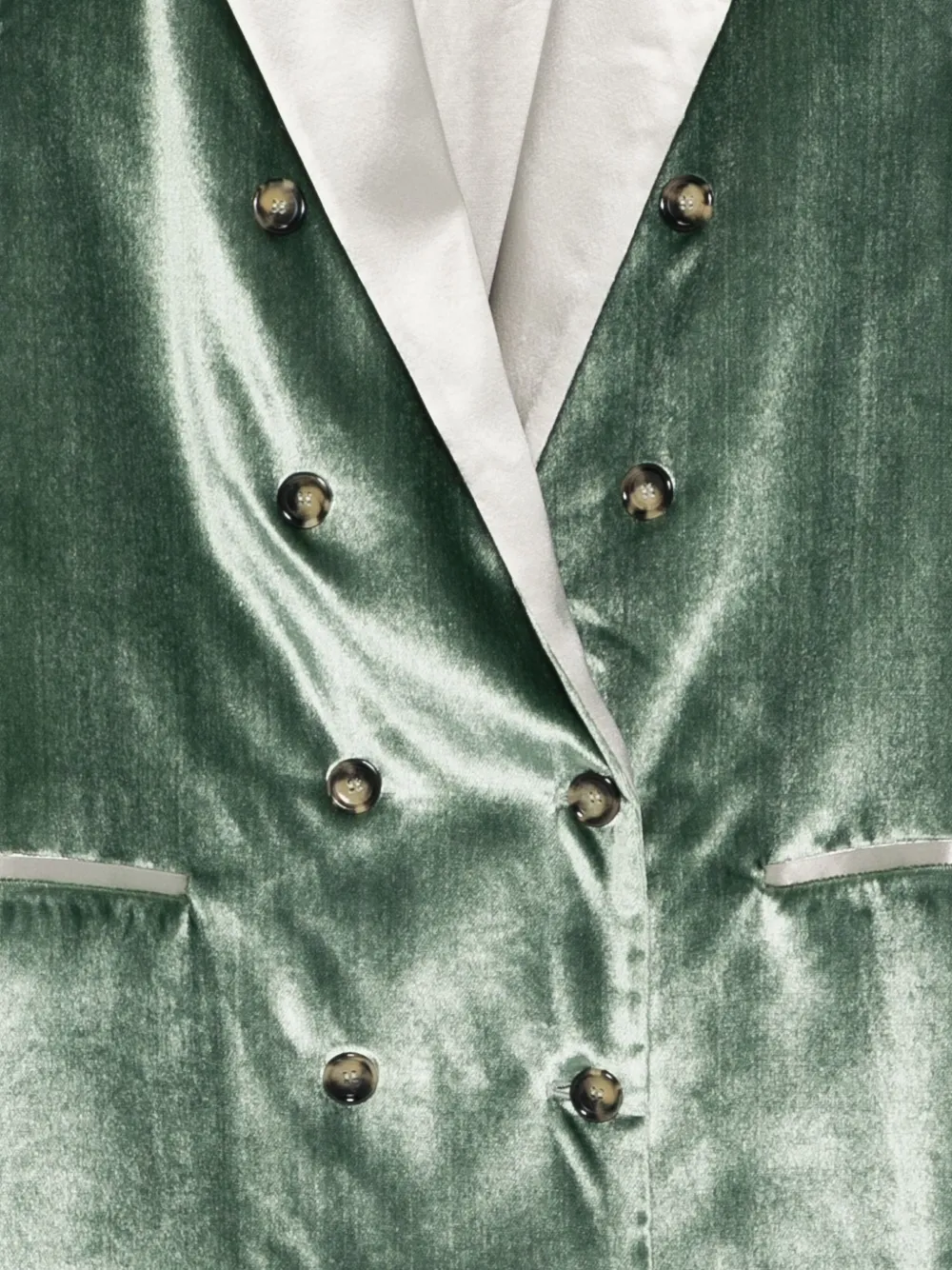 Alberta Ferretti Blazer met dubbele rij knopen Groen