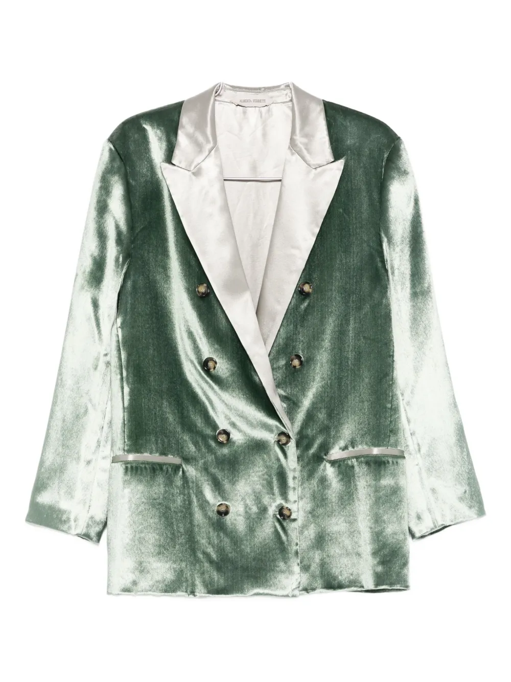 Alberta Ferretti double-breasted blazer | Green | Image 1