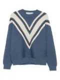 Golden Goose wool V-neck sweater - Blue