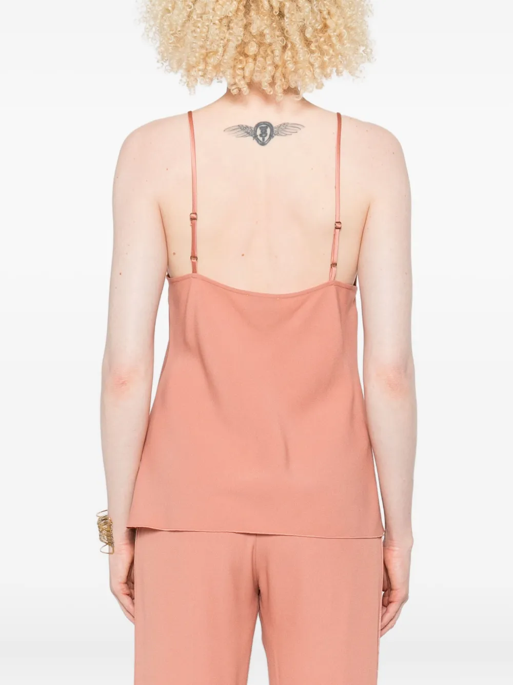 Forte Forte Satin-finish Top In Pink