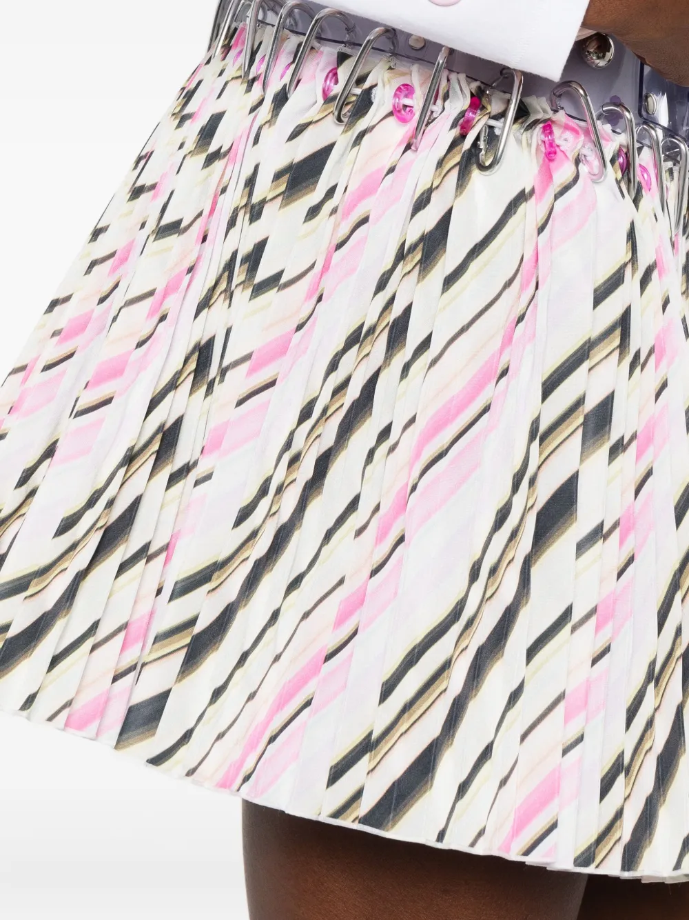 Chopova Lowena Plooirok met karabijnhaken Geel